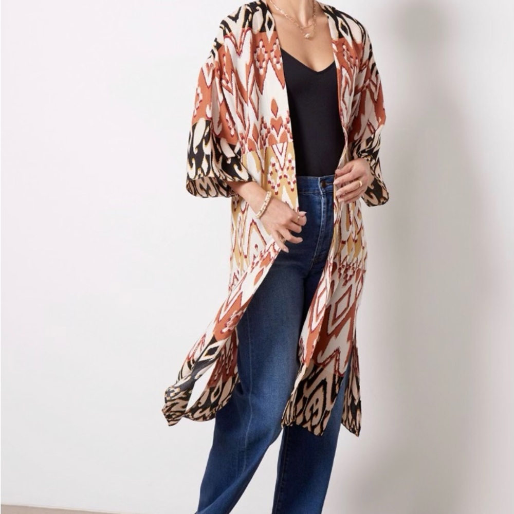 Evereve Tunic, fall colors , new. - Picture 4 of 4
